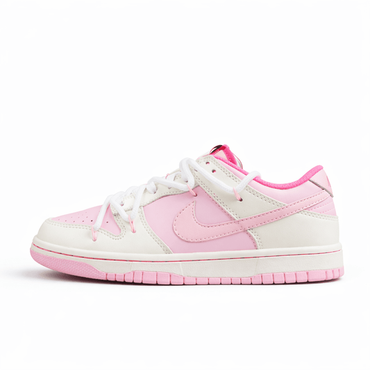 Essenza Rosa Dunk Low White / Pastel Pink | sapatilhas Sole Rua