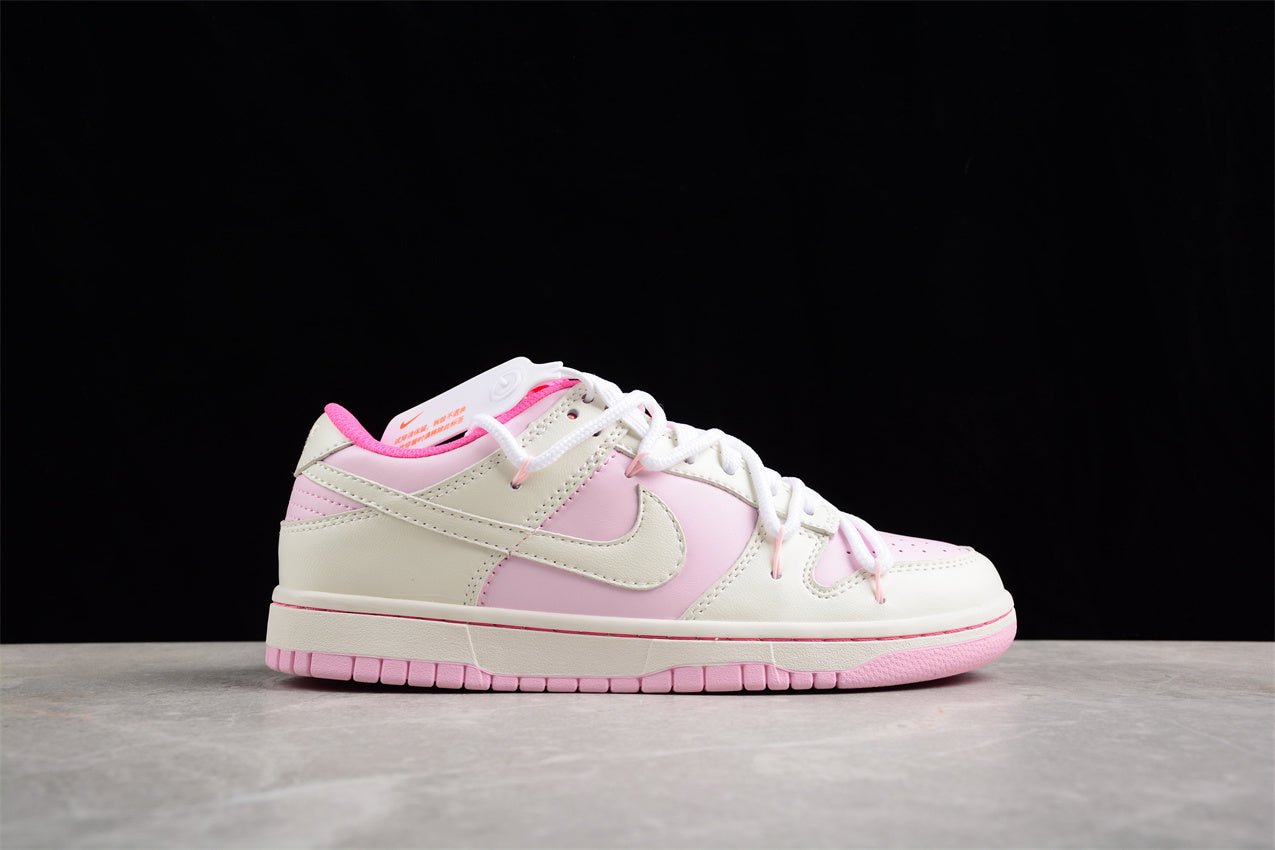 Essenza Rosa Dunk Low White / Pastel Pink | sapatilhas Sole Rua