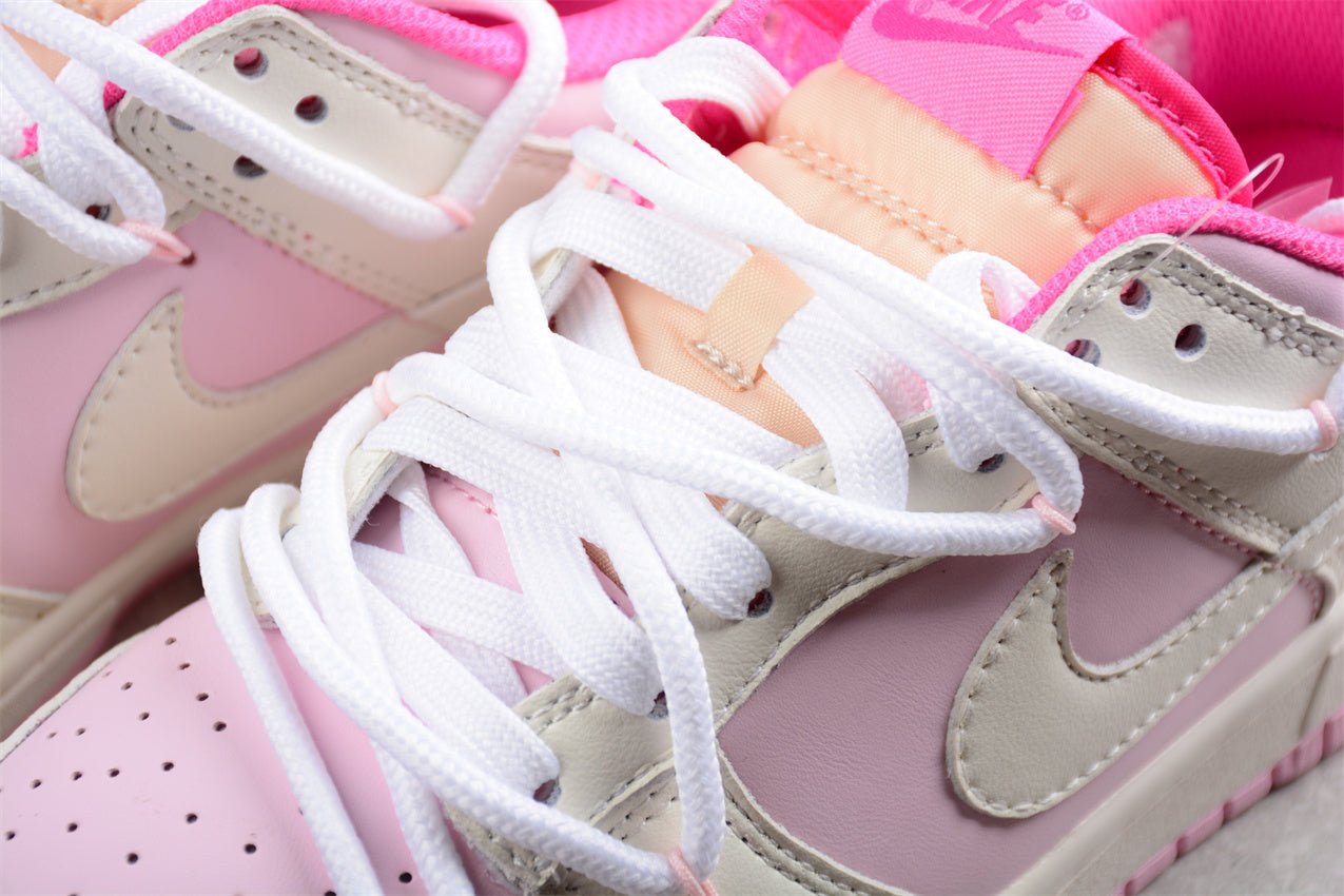 Essenza Rosa Dunk Low White / Pastel Pink | sapatilhas Sole Rua