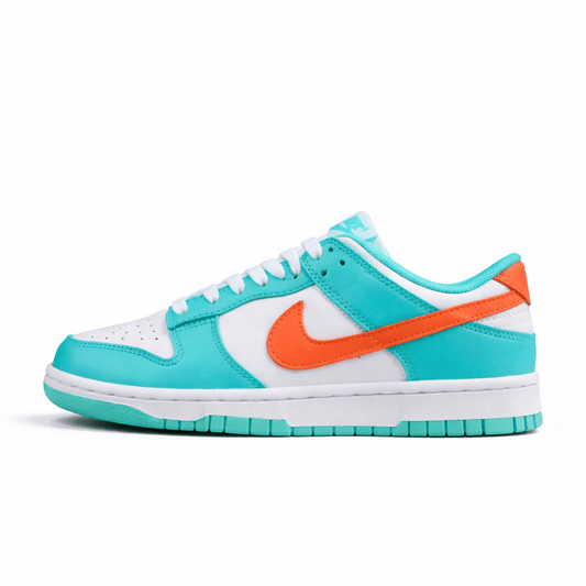 Essenza Rosa Dunk Low White / Sky Blue / Orange | sapatilhas Sole Rua