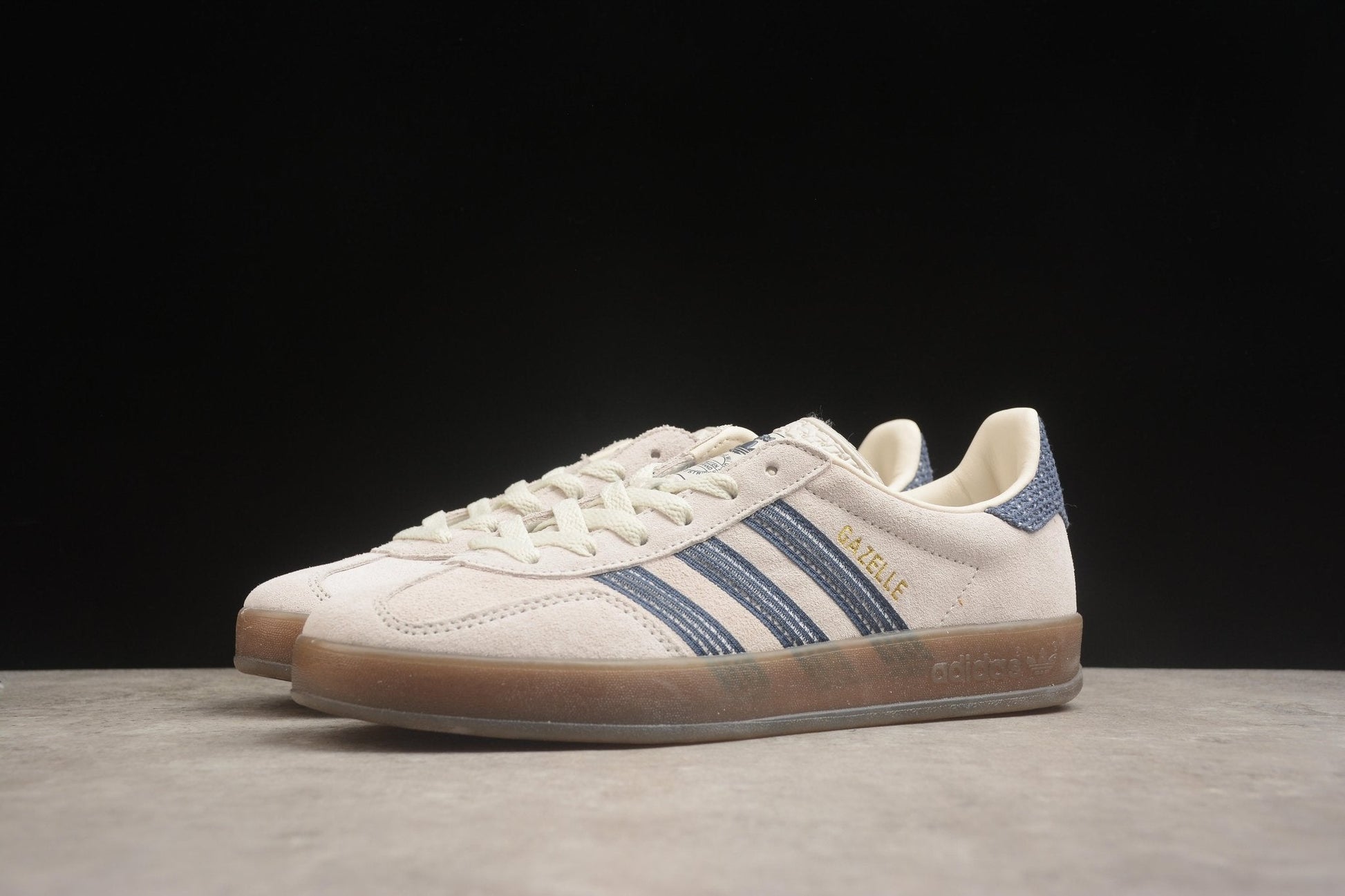 Fabrika Supply Gazelle Beige / Navy | sapatilhas Sole Rua