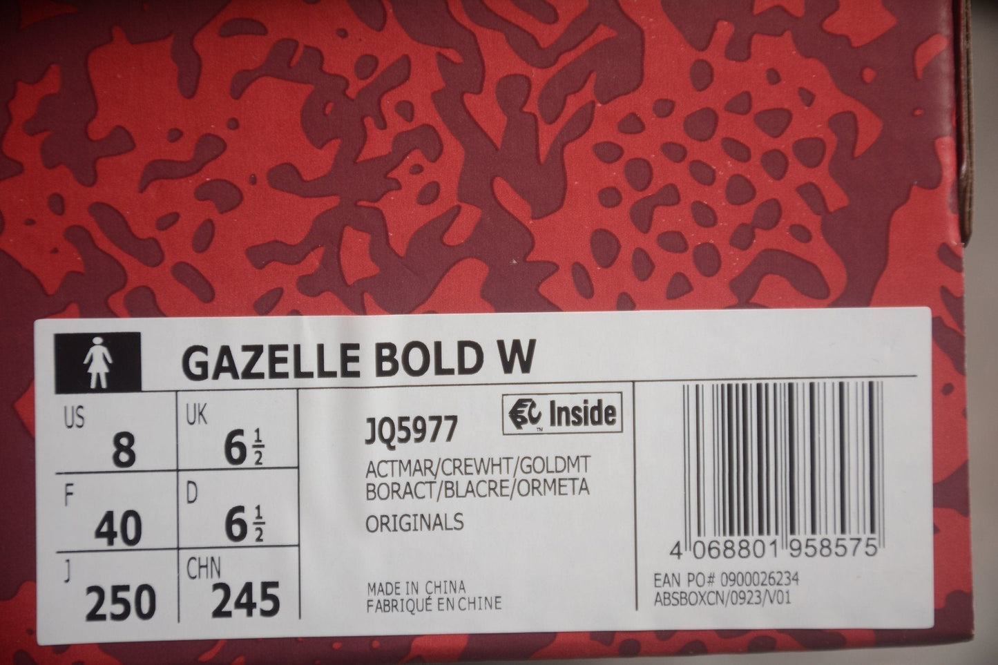 Fabrika Supply Gazelle Bold Red / White | sapatilhas Sole Rua