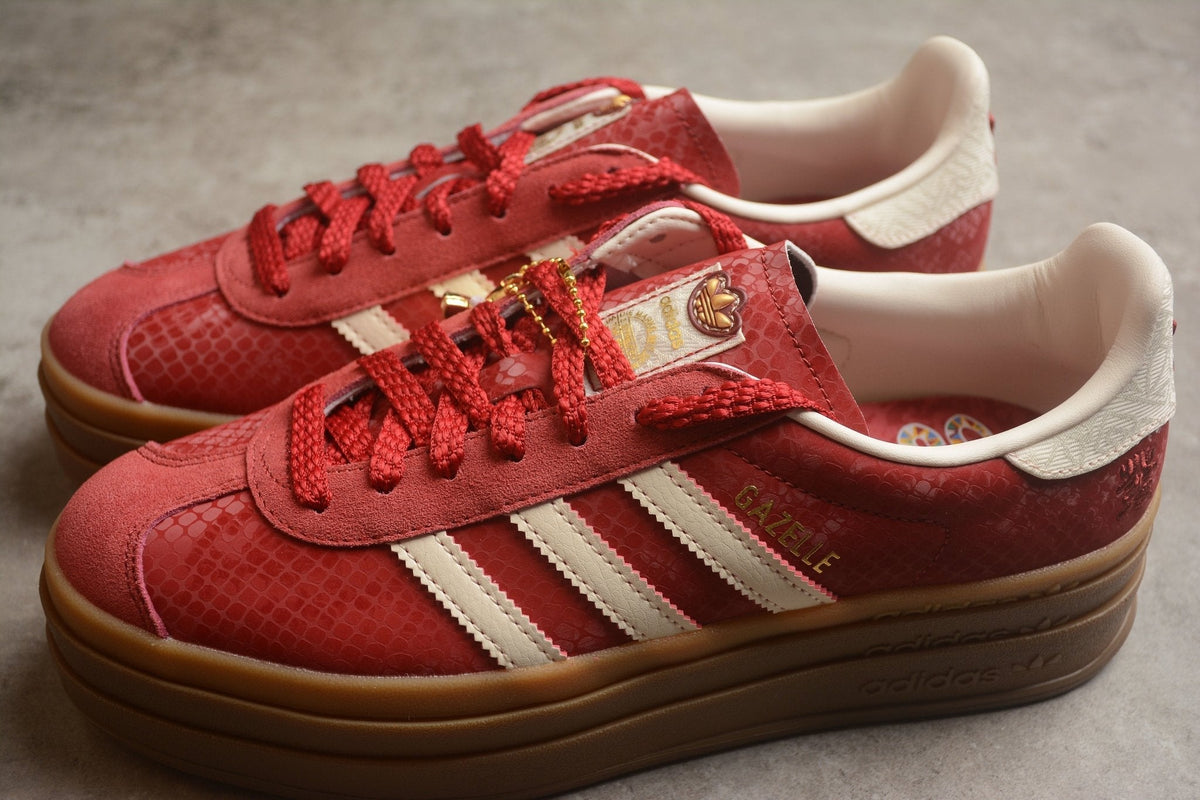 Fabrika Supply Gazelle Bold Red / White | sapatilhas Sole Rua