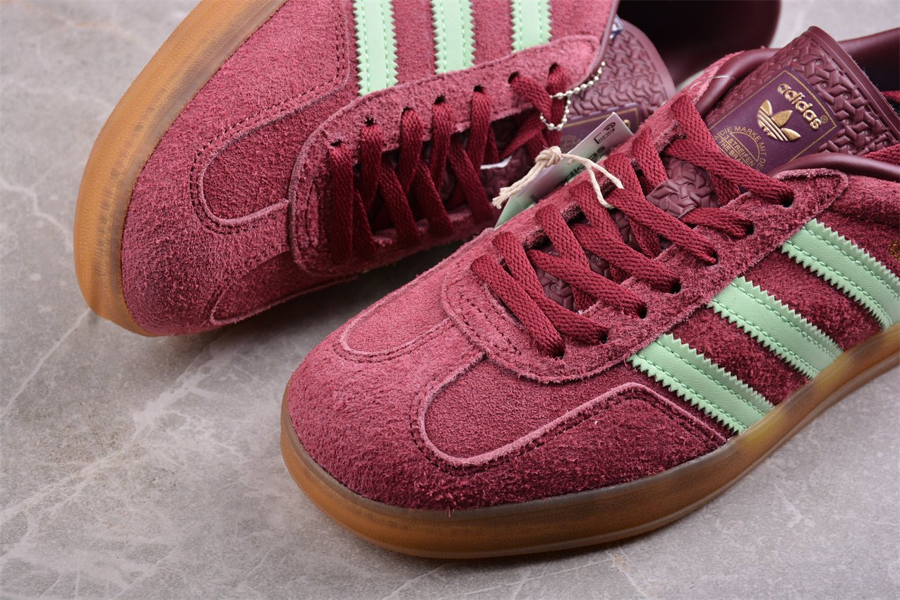 Fabrika Supply Gazelle Burgundy / Mint Green | sapatilhas Sole Rua