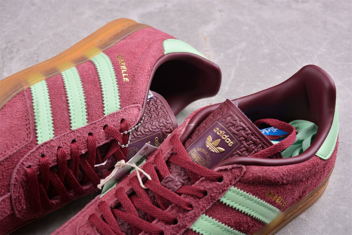 Fabrika Supply Gazelle Burgundy / Mint Green | sapatilhas Sole Rua