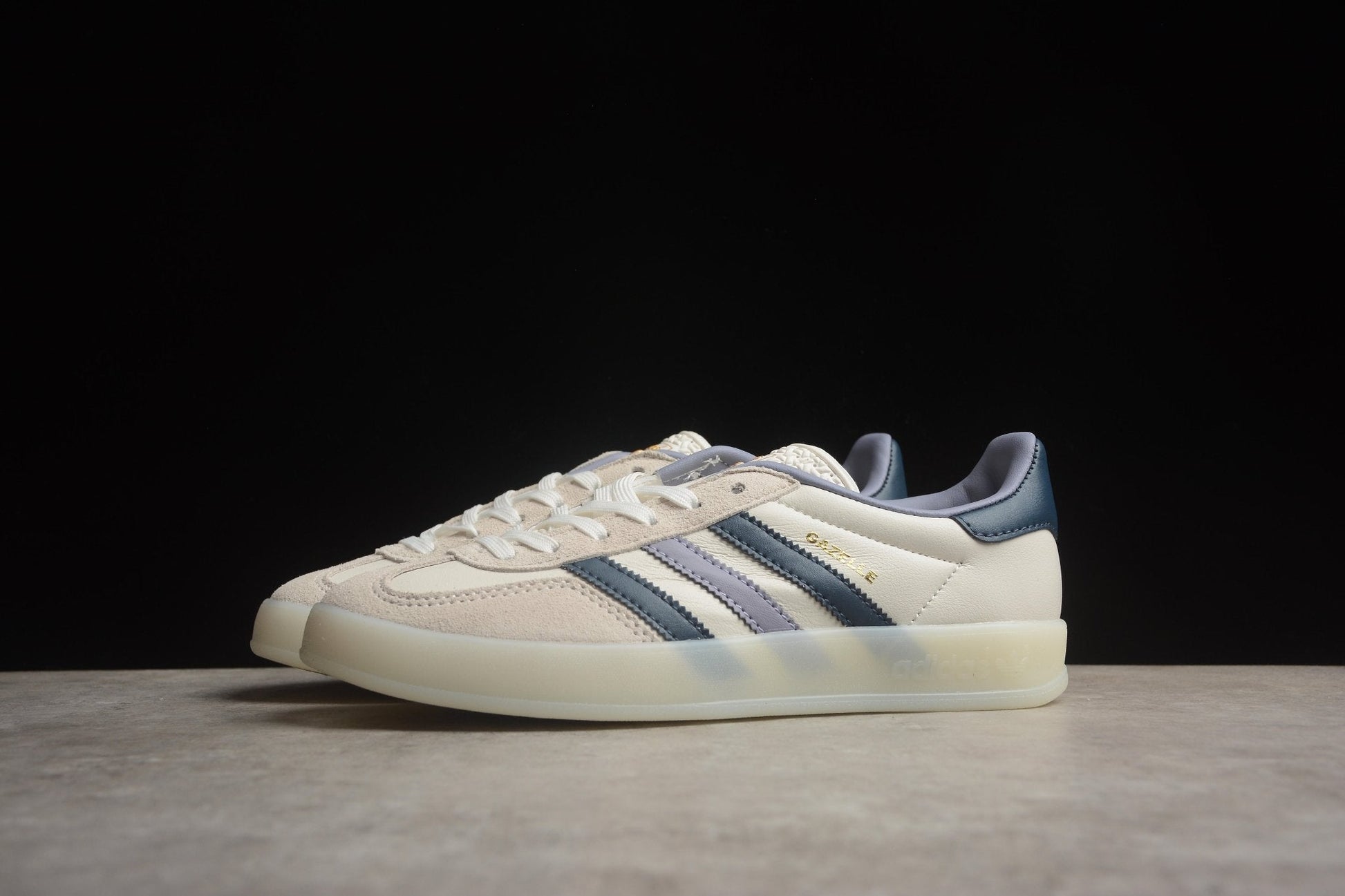 Fabrika Supply Gazelle Light Bone / Navy | sapatilhas Sole Rua