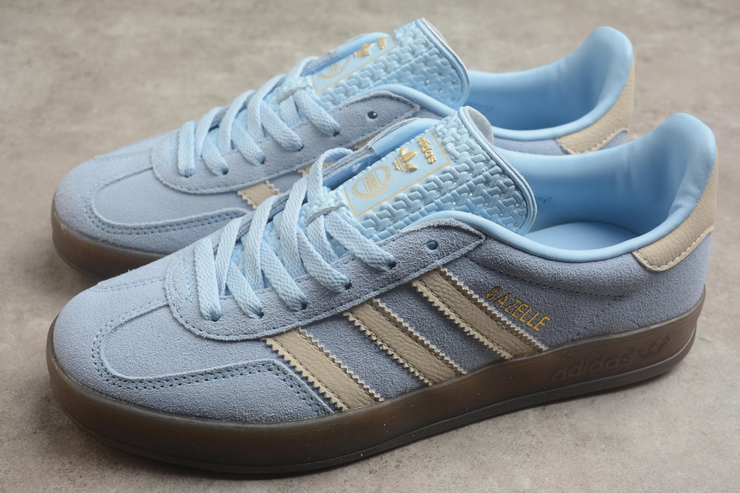 Fabrika Supply Gazelle Sky Blue / Beige | sapatilhas Sole Rua