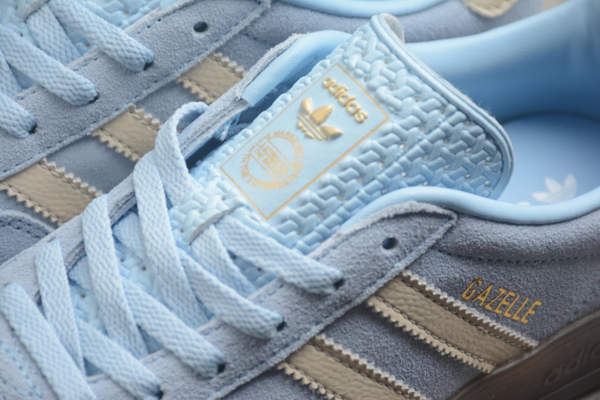 Fabrika Supply Gazelle Sky Blue / Beige | sapatilhas Sole Rua