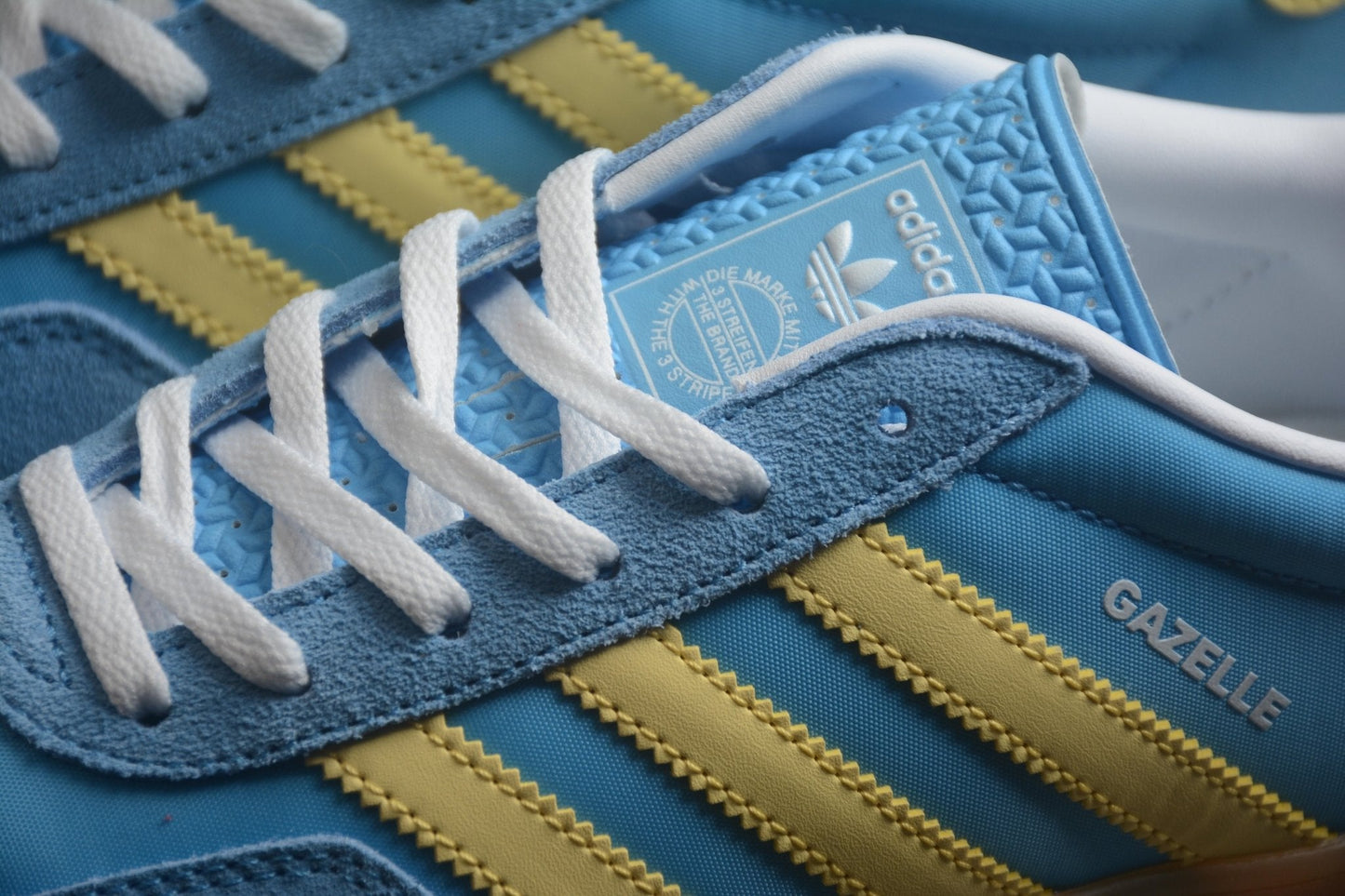 Fabrika Supply Gazelle Sky Blue / Yellow | sapatilhas Sole Rua