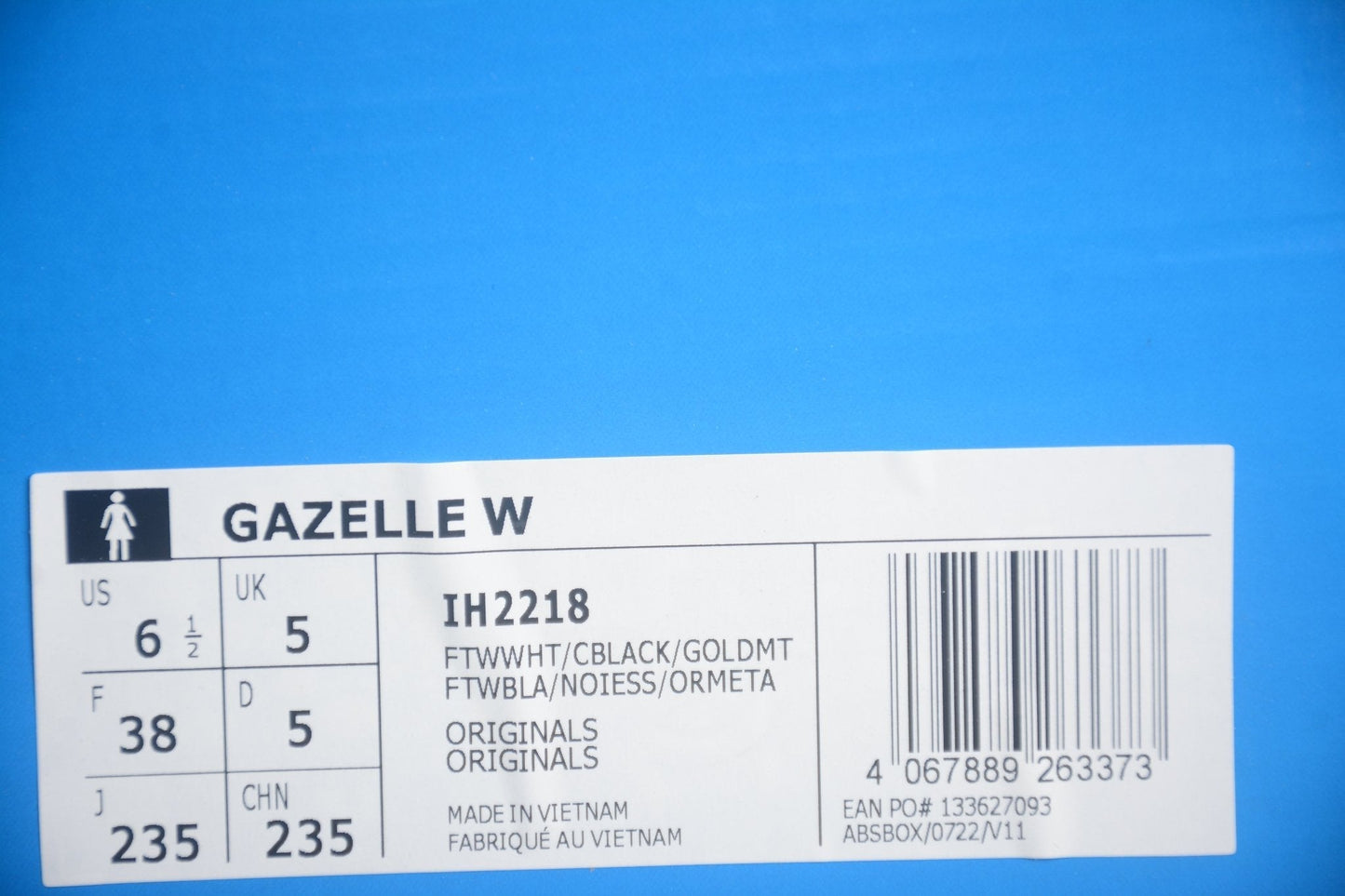 Fabrika Supply Gazelle White / Black | sapatilhas Sole Rua