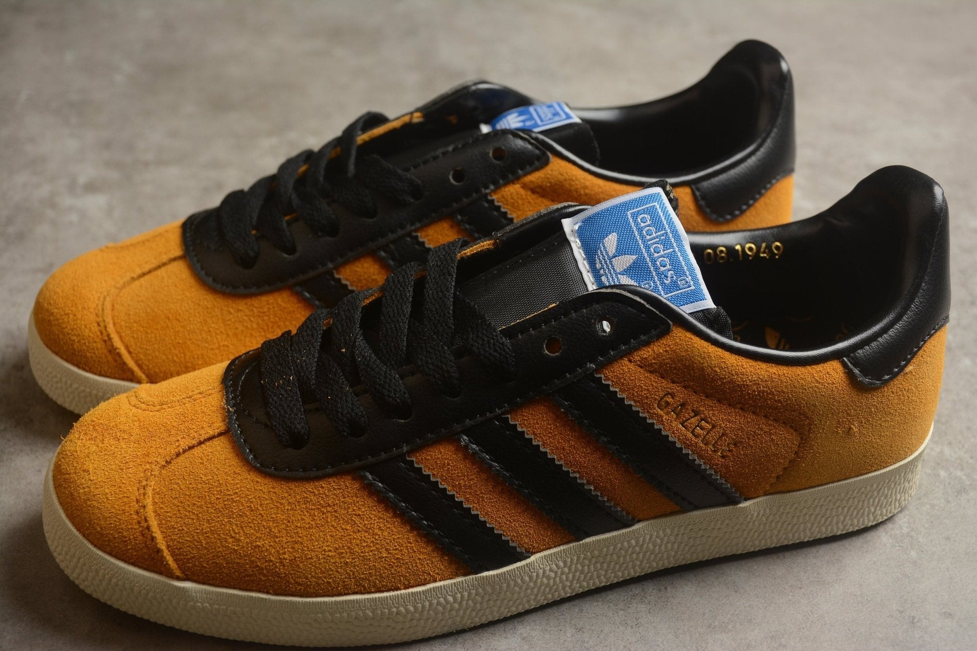 Fabrika Supply Gazelle Yellow / Black | sapatilhas Sole Rua
