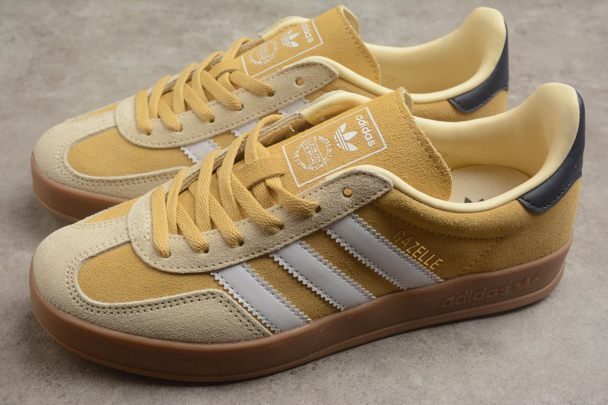 Fabrika Supply Gazelle Yellow / White / Navy | sapatilhas Sole Rua