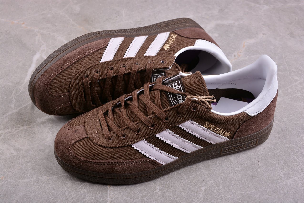 Fabrika Supply Handball Spezial Brown / White / Corduroy | sapatilhas Sole Rua
