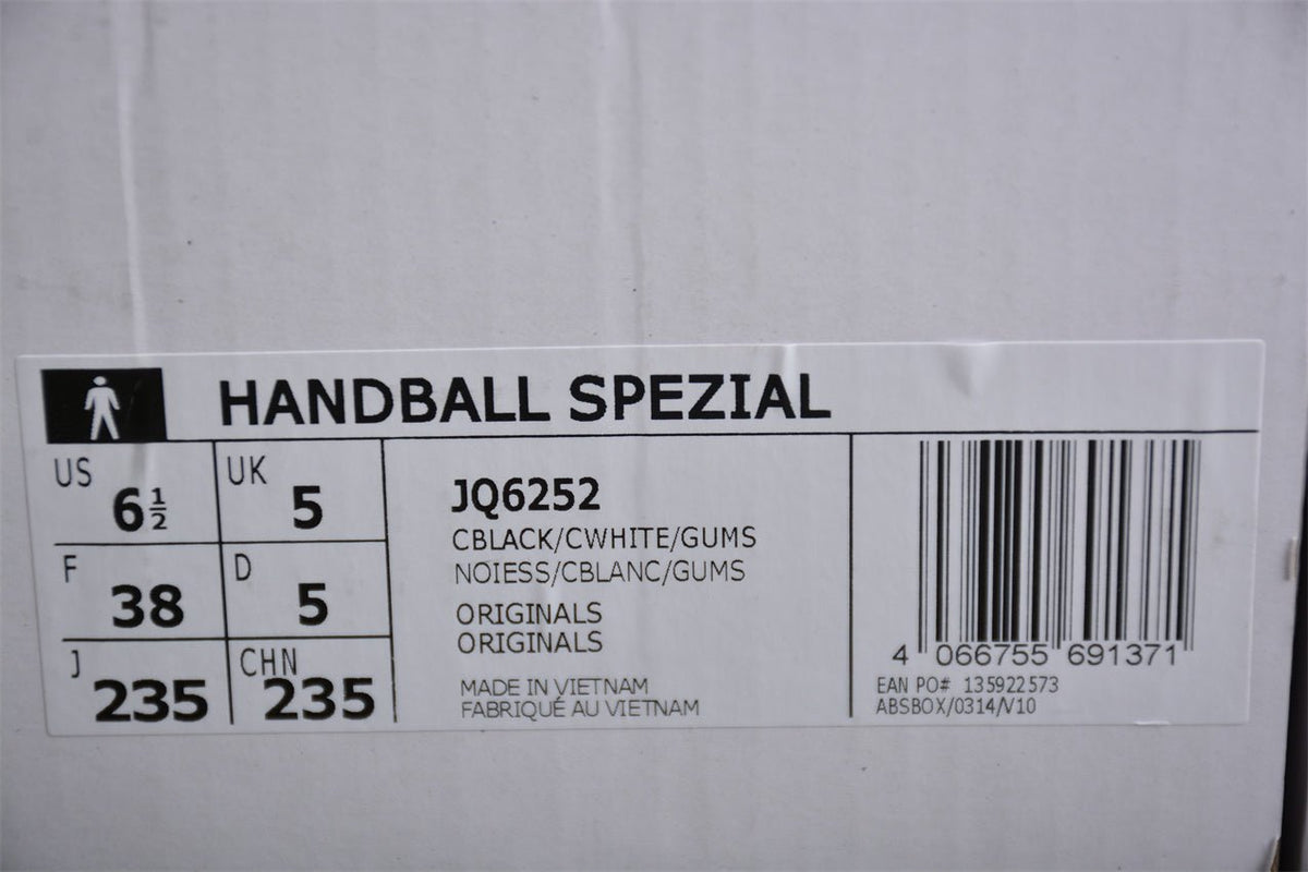 Fabrika Supply INVINCIBLE x Handball Spezial Black / White | sapatilhas Sole Rua