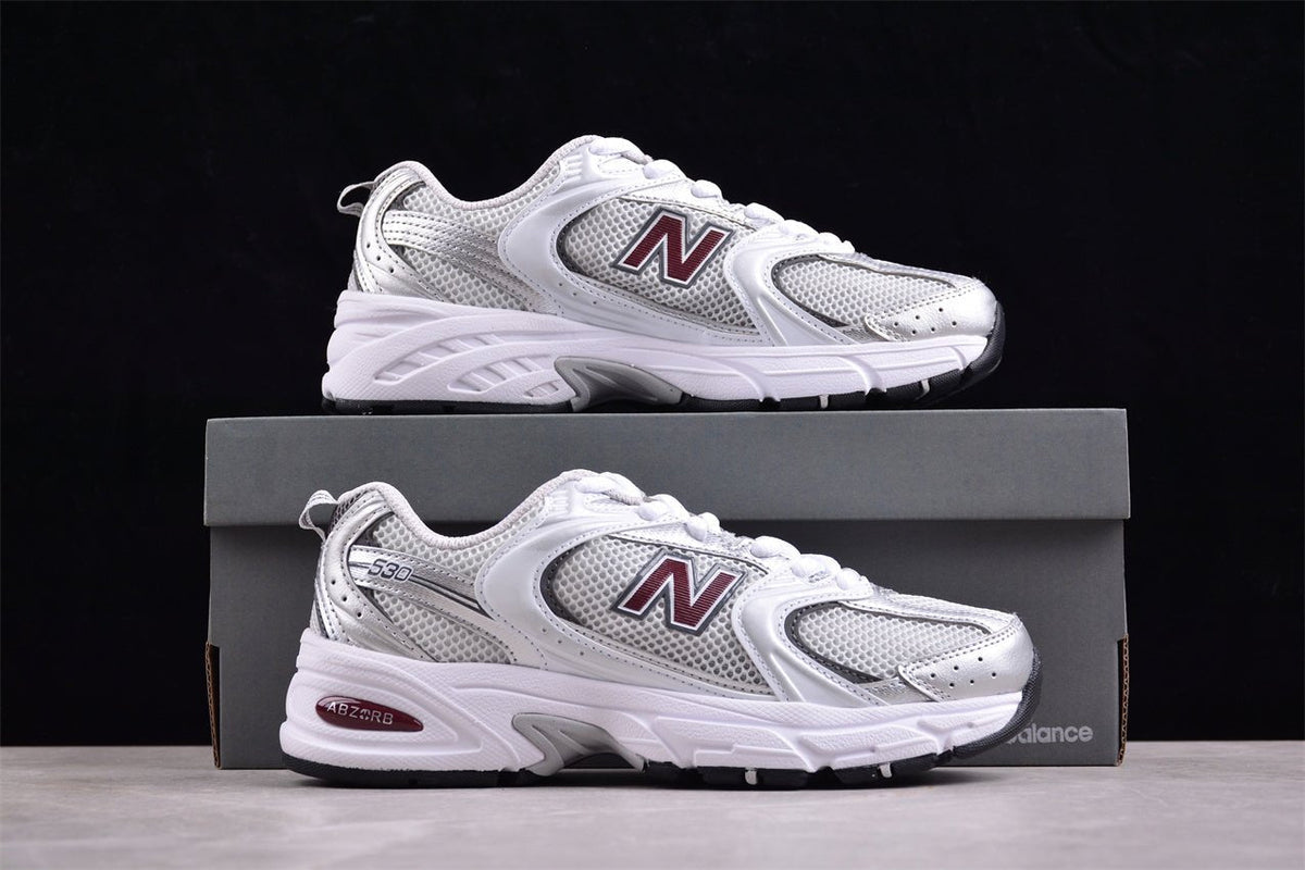 Essenza Rosa NB 530 Silver / Burgundy | sapatilhas Sole Rua