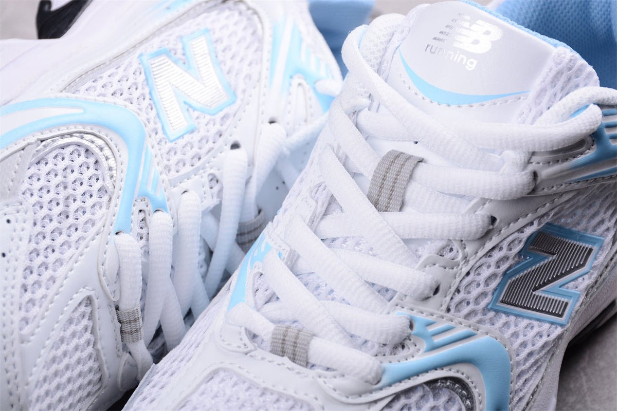 Essenza Rosa NB 530 White / Light Blue | sapatilhas Sole Rua