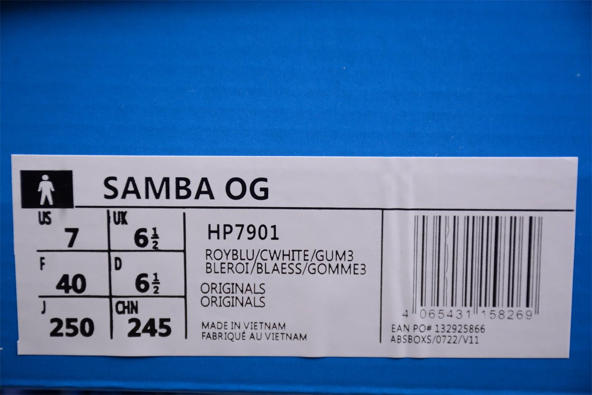 Fabrika Supply Samba OG Blue / White | sapatilhas Sole Rua