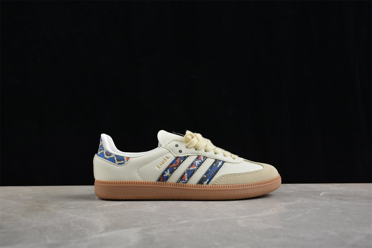 Fabrika Supply Samba OG Light Beige / Collegiate Navy | sapatilhas Sole Rua