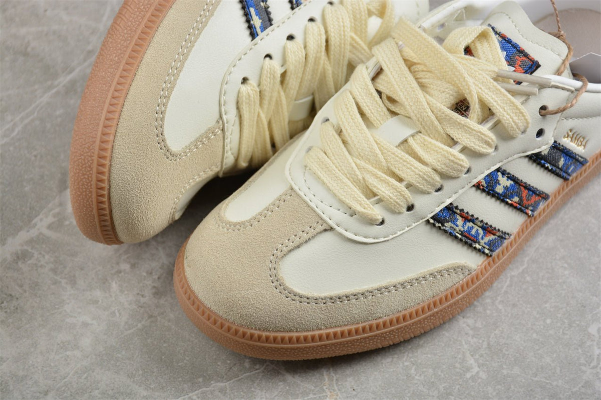 Fabrika Supply Samba OG Light Beige / Collegiate Navy | sapatilhas Sole Rua