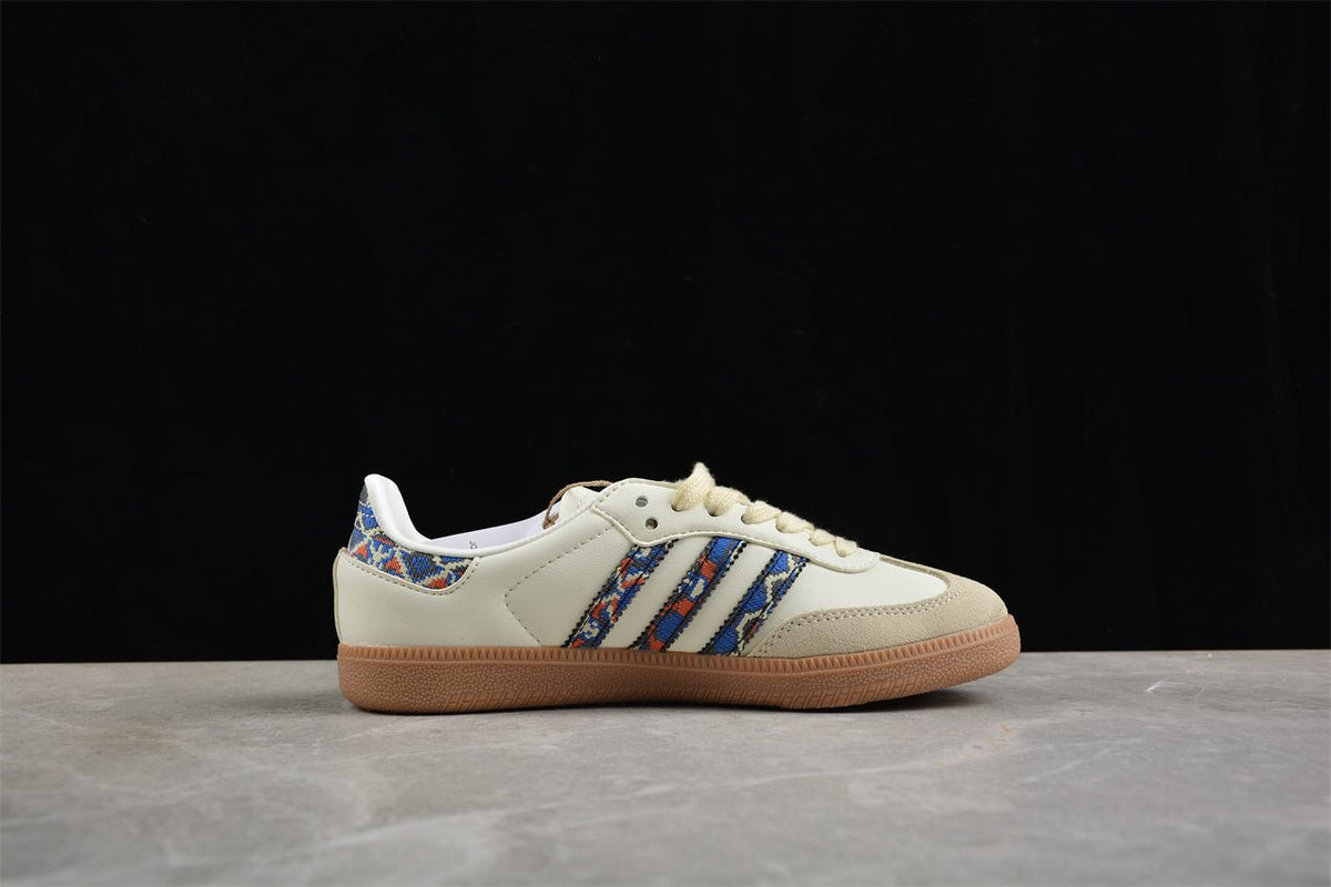 Fabrika Supply Samba OG Light Beige / Collegiate Navy | sapatilhas Sole Rua