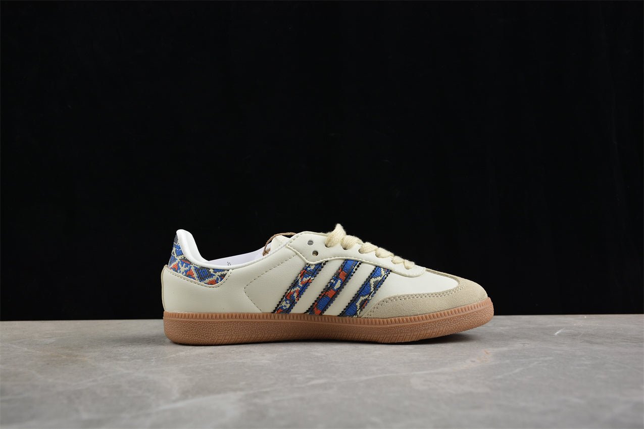 Fabrika Supply Samba OG Light Beige / Collegiate Navy | sapatilhas Sole Rua