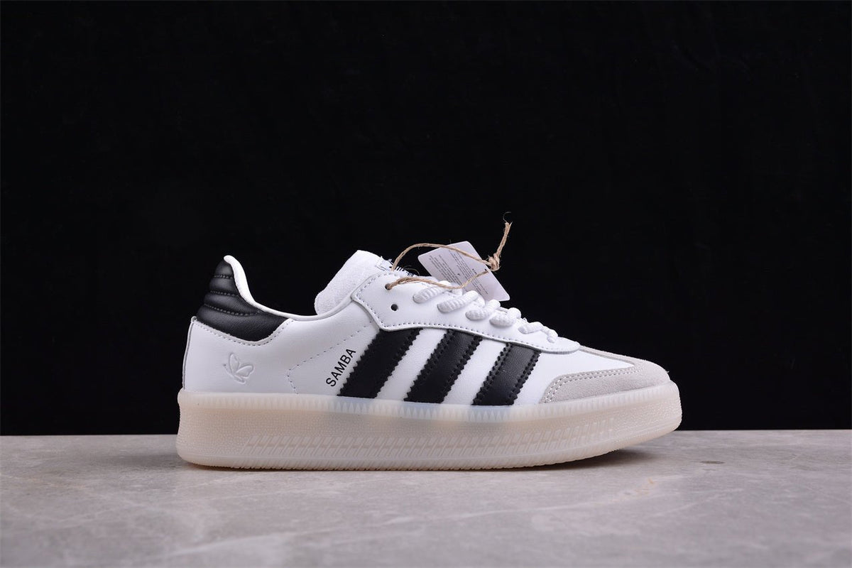Fabrika Supply Samba XLG Platform White / Black / Gold | sapatilhas Sole Rua