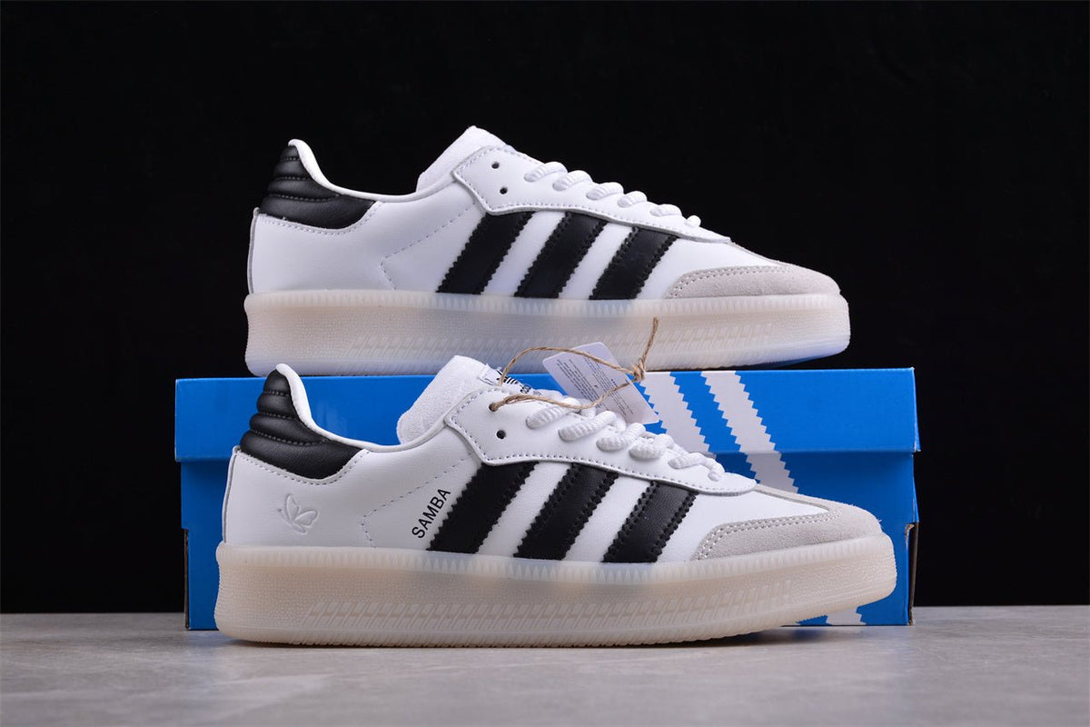 Fabrika Supply Samba XLG Platform White / Black / Gold | sapatilhas Sole Rua