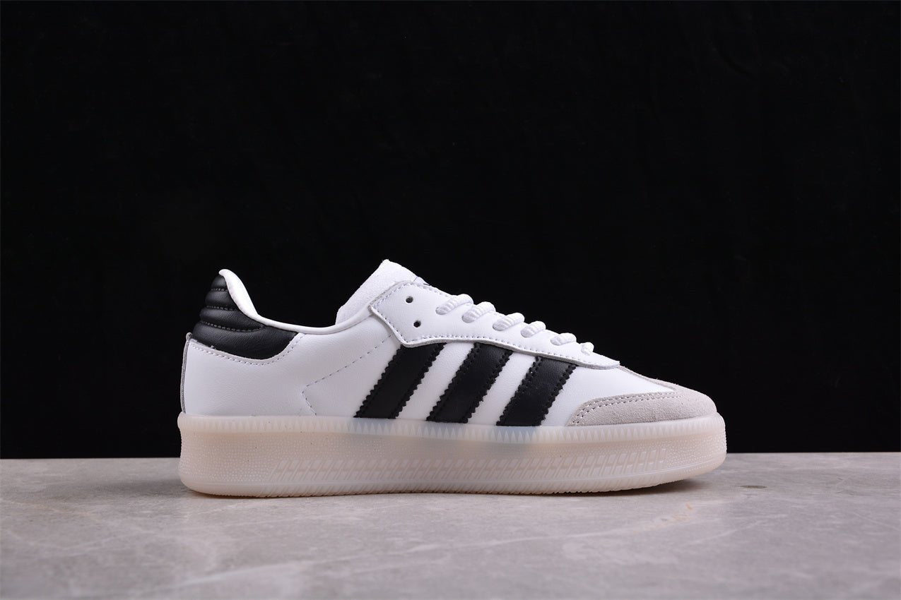 Fabrika Supply Samba XLG Platform White / Black / Gold | sapatilhas Sole Rua