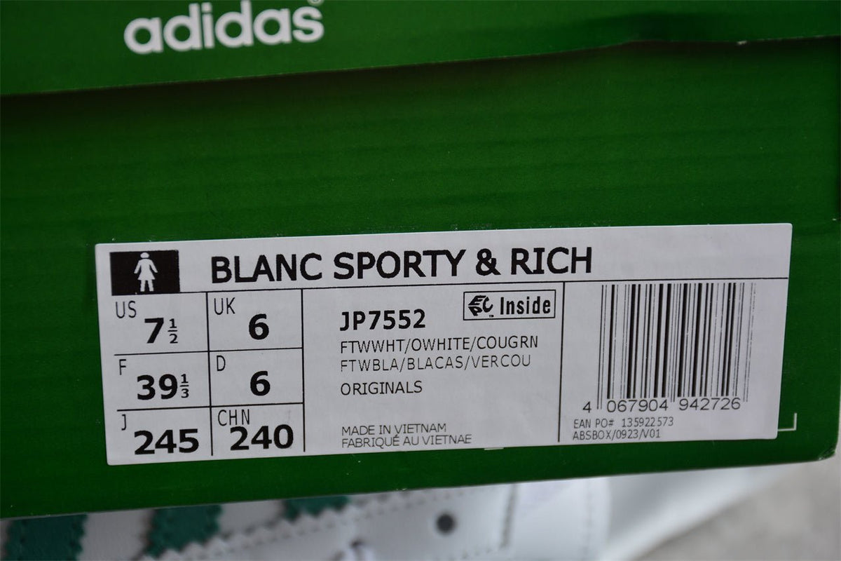 Fabrika Supply Sporty & Rich White / Green | sapatilhas Sole Rua